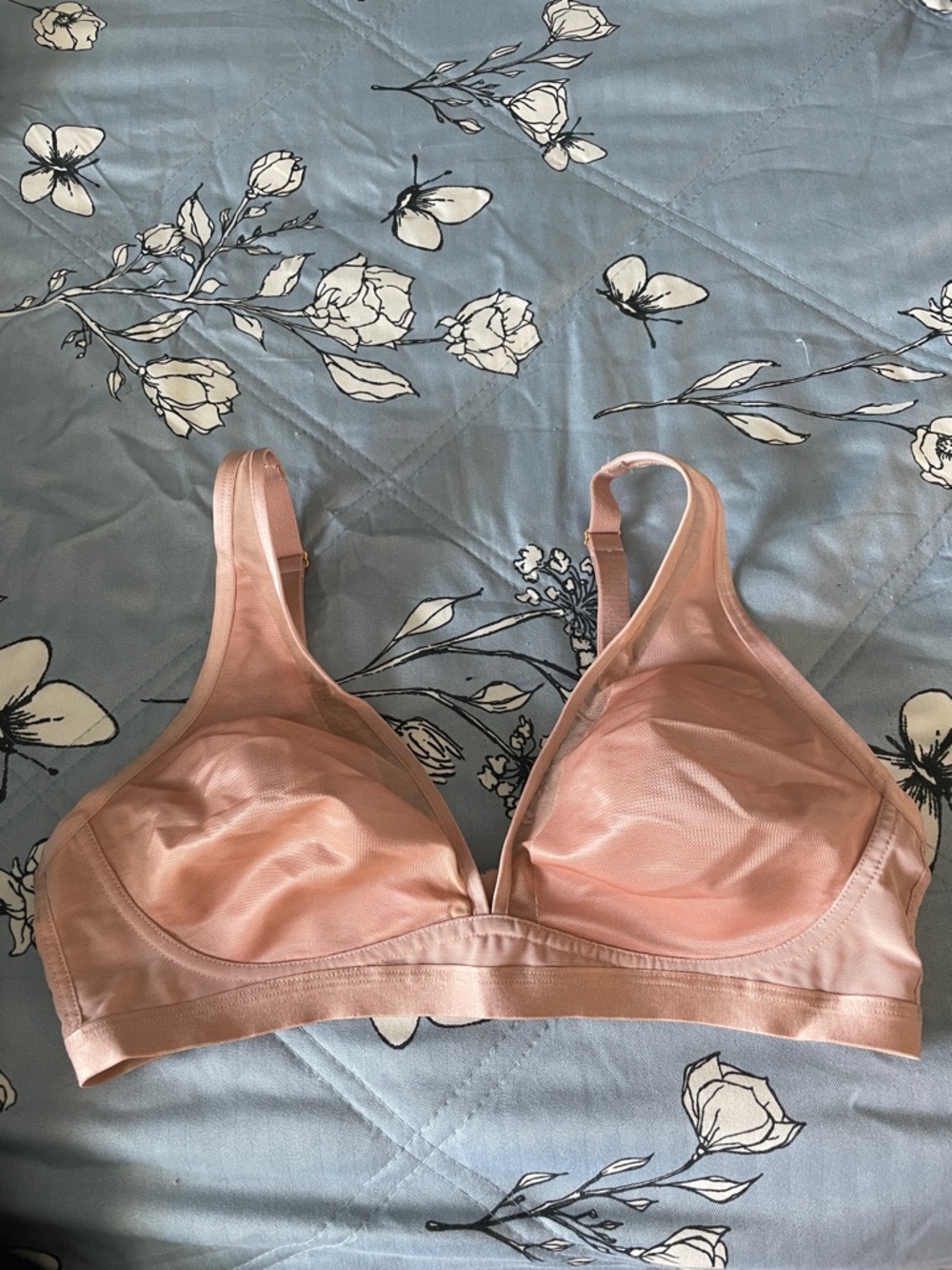 Soma Blush Pink Wireless Soft-Cup Bra with Adjustable Straps